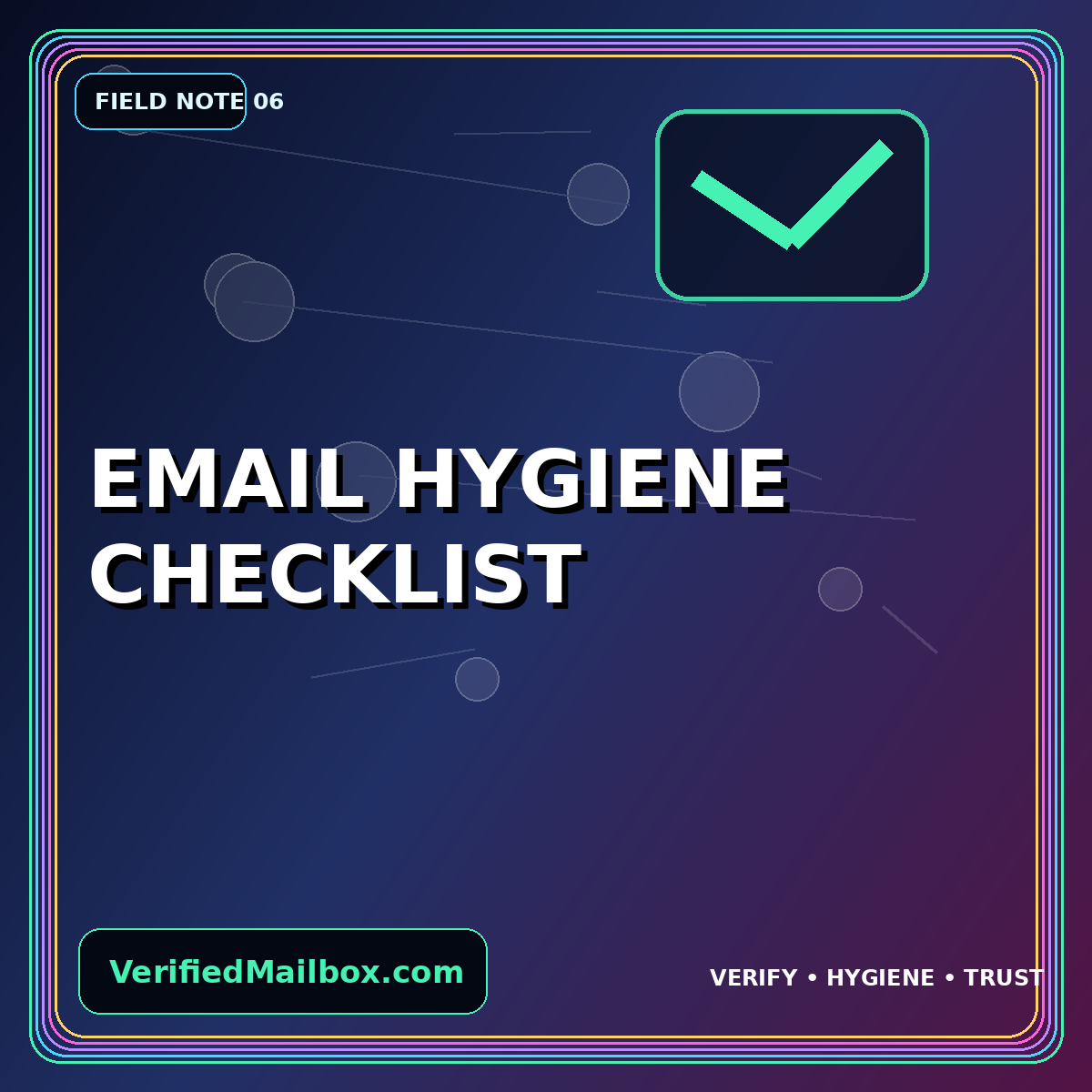 Email Hygiene Checklist — VerifiedMailbox.com field note