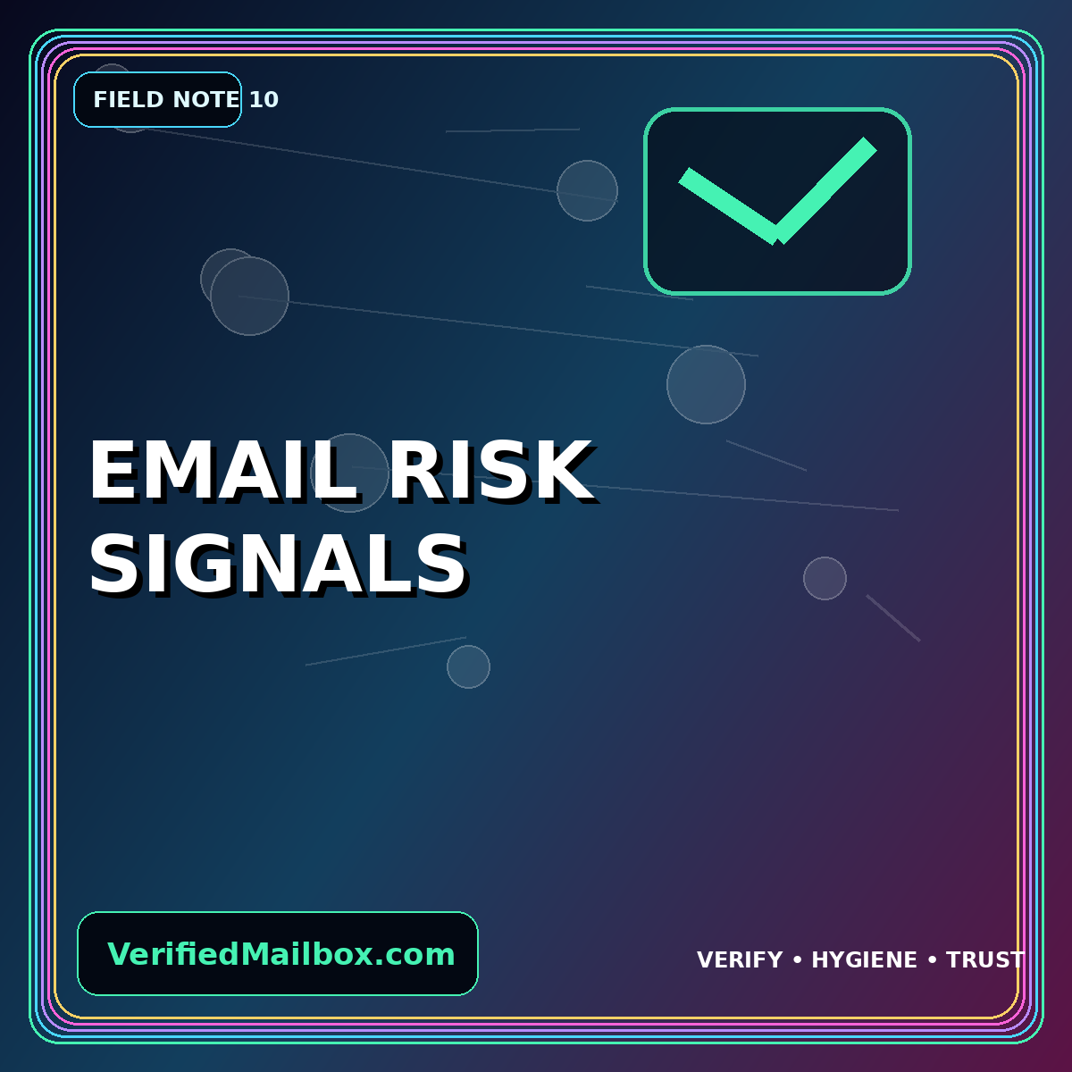 Email Risk Signals — VerifiedMailbox.com field note